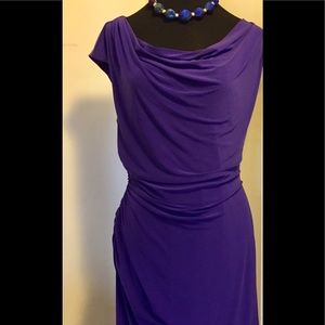 Gorgeous Violet ruched dress - slimming!